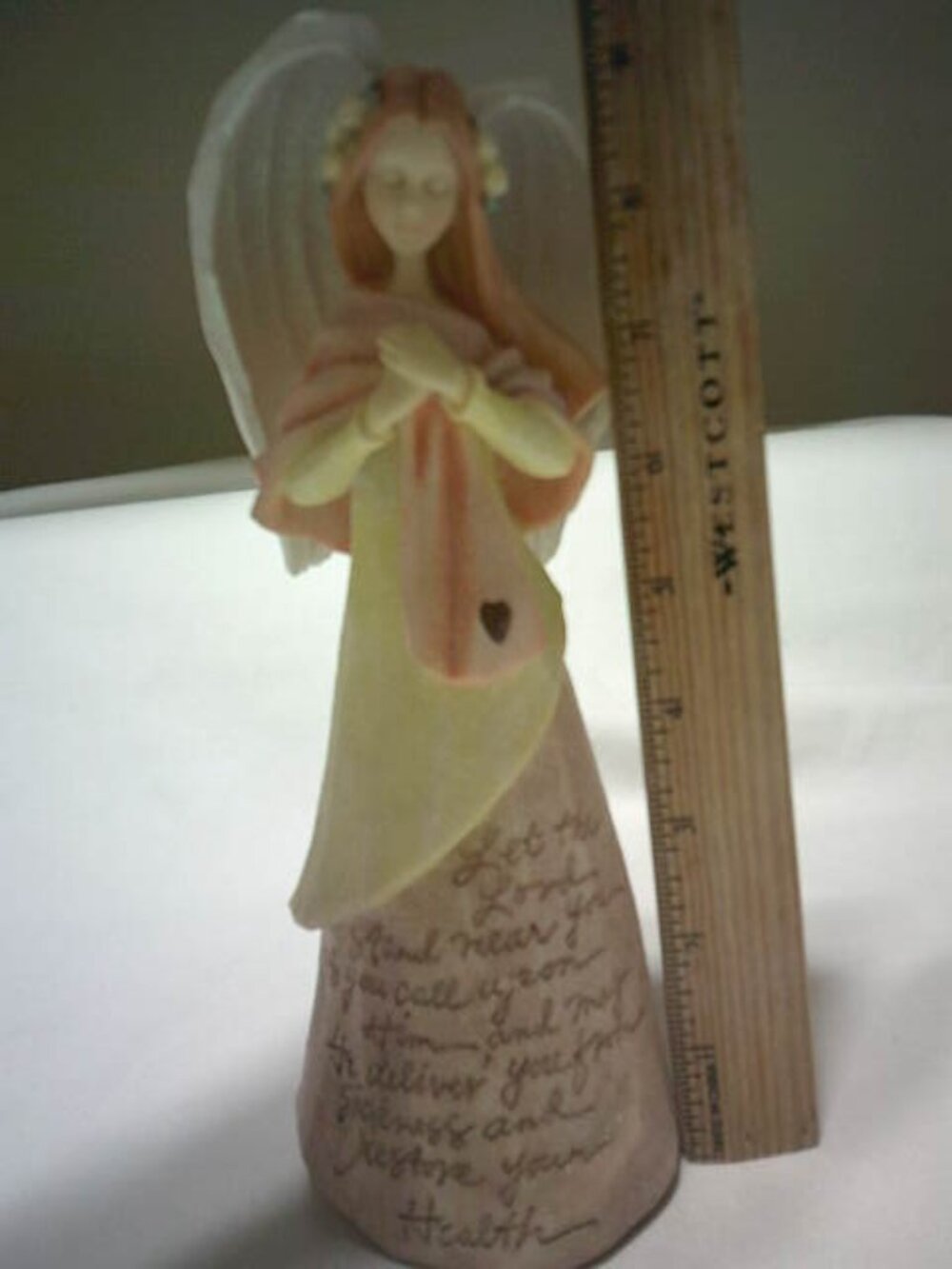 2004 ENESCO HEALING ANGEL OF COURAGE BY FOUNDATIONS DESIGNED KAREN HAHN FIGURINE